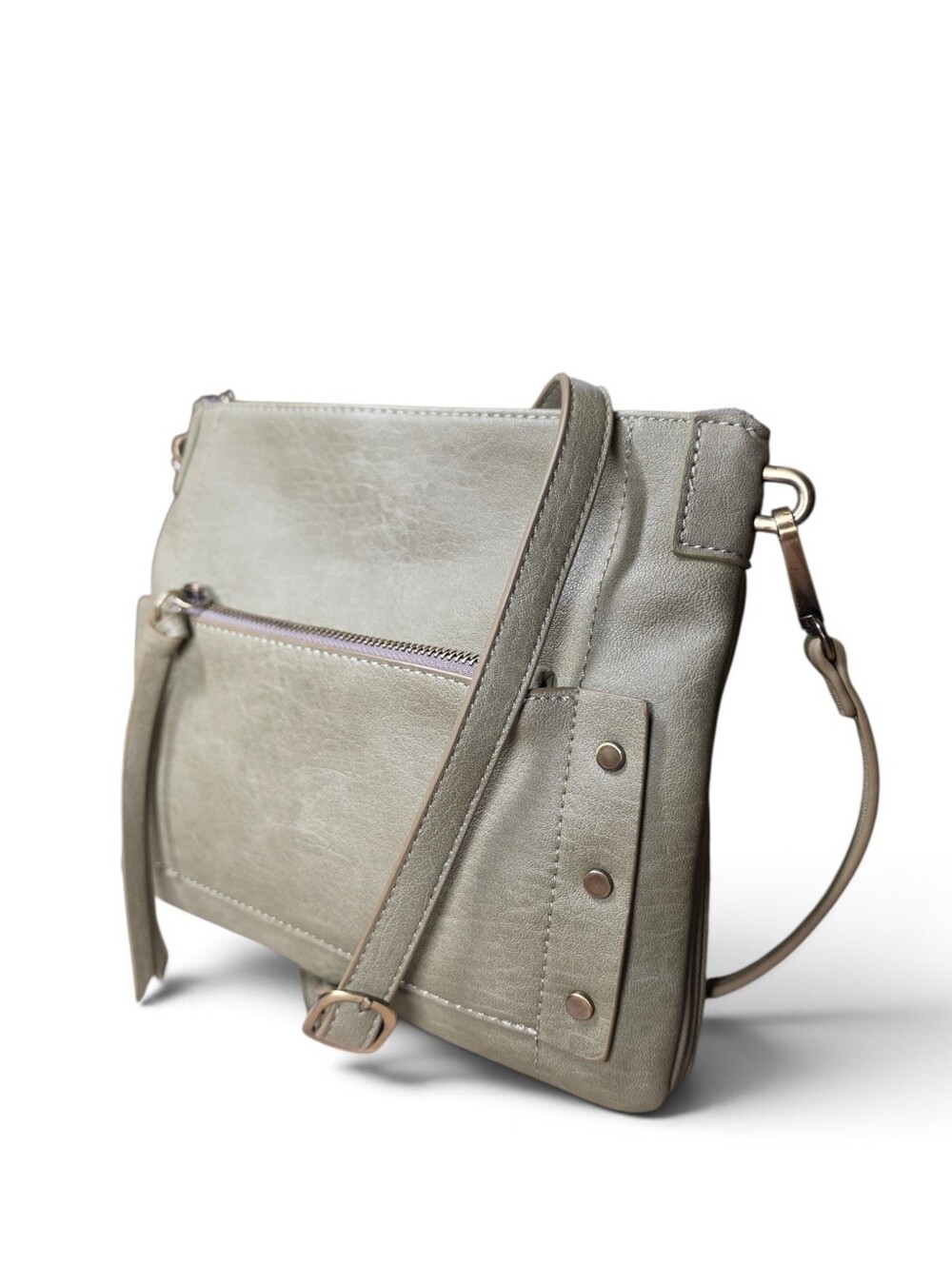 ANTIK KRAFT Savannah Olive Green Crossbody Shoulder Bag - Picture 5 of 13